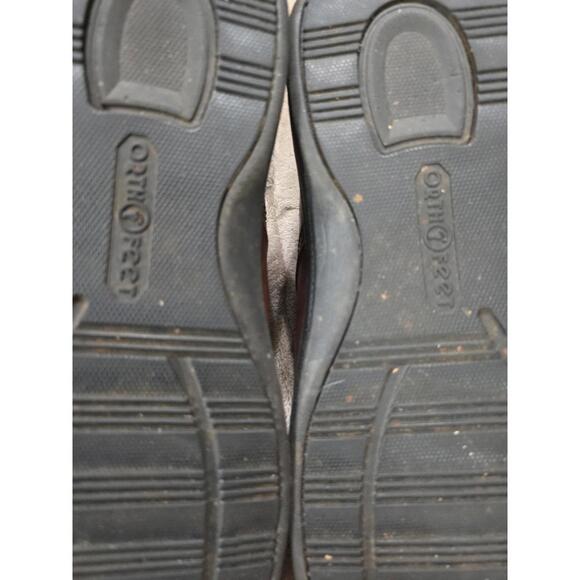 Ortho Feet Mens Orthopedic Shoes Brown Leather Comfirt Sz 9EEEE Extra Wide EUC - Picture 11 of 12